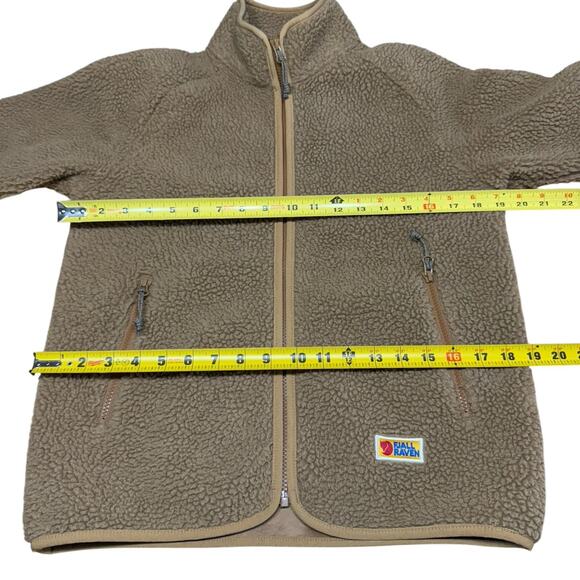 Fjallraven Women's Vardag Pile Fleece Zip Jacket Buckwheat Brown XXS Athleisure - Picture 10 of 12